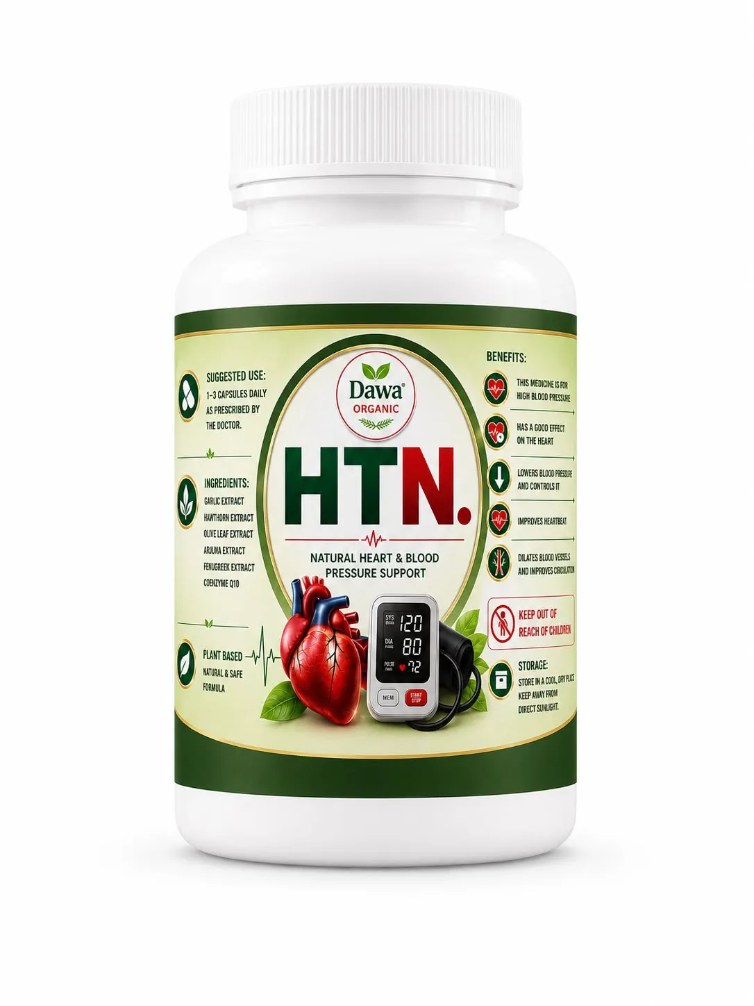 HTN. – Blood Pressure Support Formula